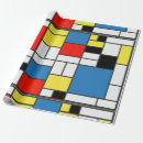 Recherche de mondrian papier cadeau Géométrique