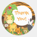Search for zebra print thank you stickers Tiger