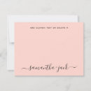 Search for classy note cards Pink