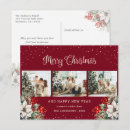 Recherche de noël houx cartes postales 3 photos
