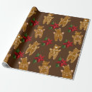 Search for gingerbread wrapping paper Pattern