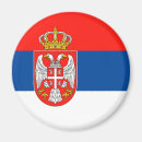 Search for serbia magnets Flag