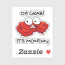 Search for funny crab stickers Cute