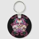 Search for pink skulls keychains Halloween