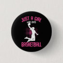 Search for love basketball buttons Girl