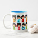 Search for japanese doll mugs Kokeshi
