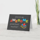 Search for preschool cards Teacher