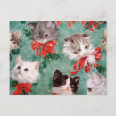 Search for retro cat christmas cards Animals