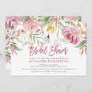 Search for golden bridal shower invitations Watercolor