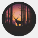 Recherche de wapiti autocollants Faune