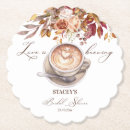 Search for love is brewing coasters Brown