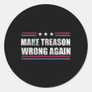 Recherche de trahison autocollants Amérique