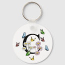 Search for initial c keychains Floral