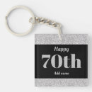 Search for 70th birthday keychains Unique