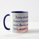 Search for pledge of allegiance mugs Patriotic