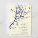 Recherche de silhouette bridal shower invitations Bleu marine