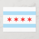 Recherche de drapeau de chicago posters Rouge
