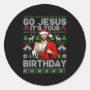 Search for go jesus stickers Ugly