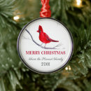 Search for red cardinal bird ornaments Memorial