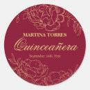 Search for dark maroon stickers Elegant