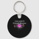 Search for ribbons for a cause keychains Alzheimer usa
