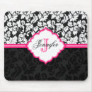 Recherche de damassé vintage tapis souris Noir