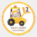 Recherche de constructeur autocollants Fête d'anniversaire de construction