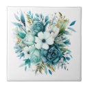 Search for light turquoise tiles Floral