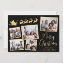 Search for black santa cards Reindeer