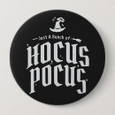 Search for hocus buttons Halloween