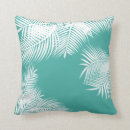 Search for teal leaves pillows Tropical