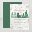Search for pine tree baby shower invitations Rustic