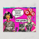 Recherche de humour féministe vœux cartes Vintage