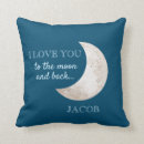 Search for moon pillows Navy blue