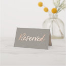 Search for rose gold place cards Typography