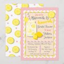 Search for pink lemonade bridal shower invitations Summer