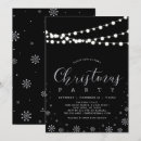 Search for black and silver christmas invitations Party