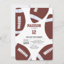 Recherche de american football invitations Balle