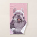 Search for french bulldog bath towels Cute dog