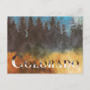Search for mountain painting postcards Pine trees