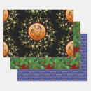 Search for winter solstice wrapping paper Holly