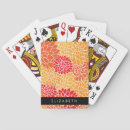 Search for dahlia playing cards Bohemian