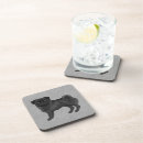 Search for pug dog coasters Grey