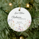 Search for wildflowers ornaments Christening