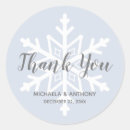 Search for snowflake wedding stickers Elegant