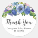Search for blue and green baby shower stickers Floral