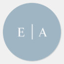 Search for light blue monogram stickers Modern