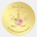 Search for glitter unicorn stickers Gold