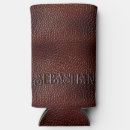 Search for faux leather can coolers Masculine