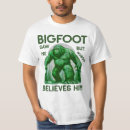 Recherche de bigfoot hommes tshirts Bigfoot m'a vu
